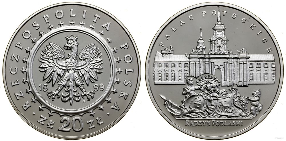 Polska, 20 złotych, 1999