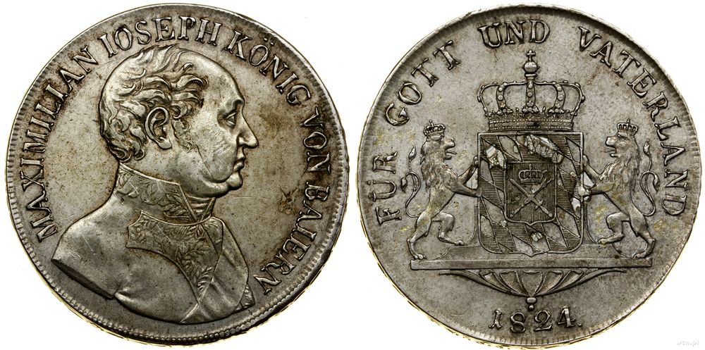 Niemcy, talar, 1824