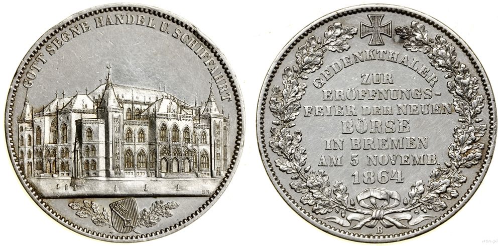 Niemcy, talar, 1864 B