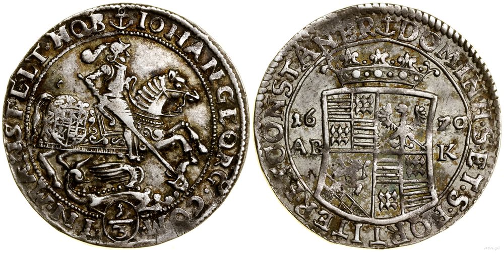 Niemcy, 1/3 talara, 1670