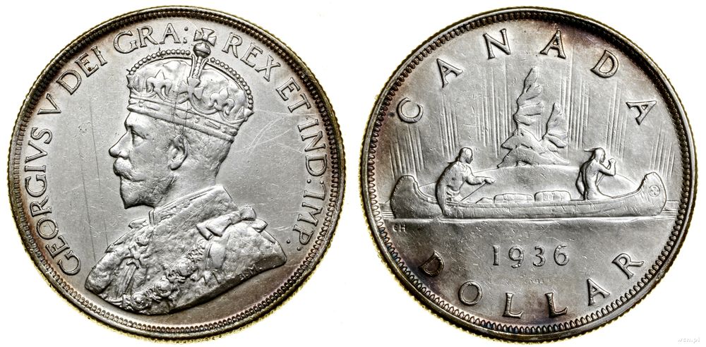 Kanada, 1 dolar, 1936