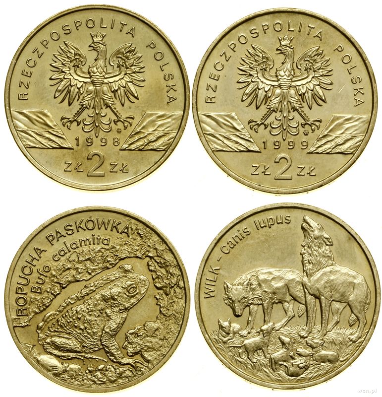 Polska, 2 x 2 złote, 1998–1999
