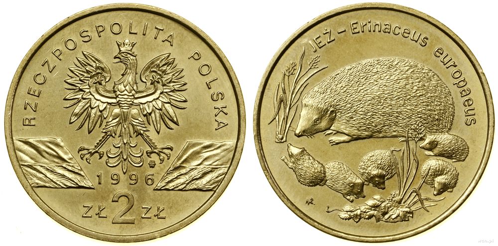 Polska, 2 złote, 1996