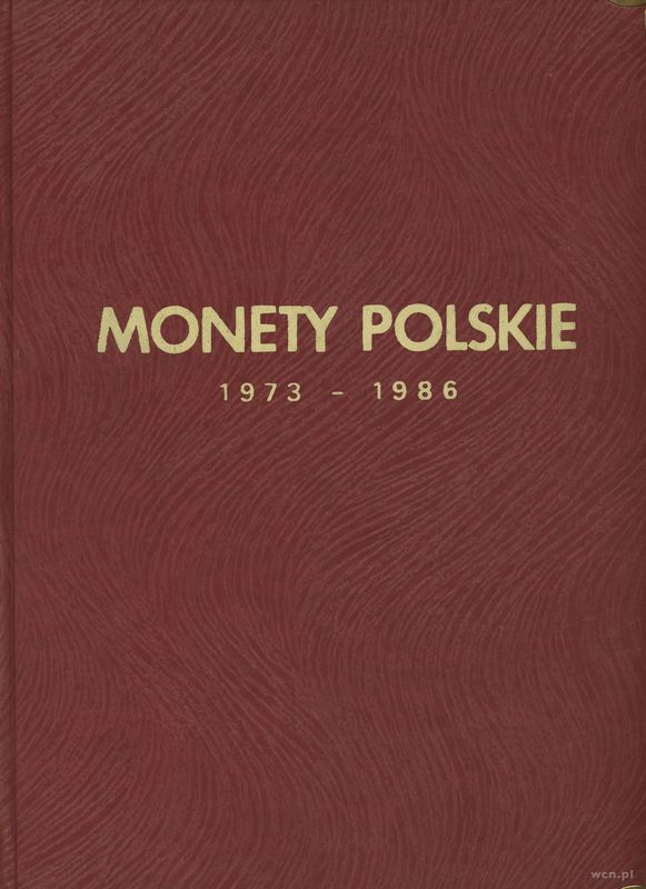 Polska, klaser z monetami polskimi z lat 1973–1986