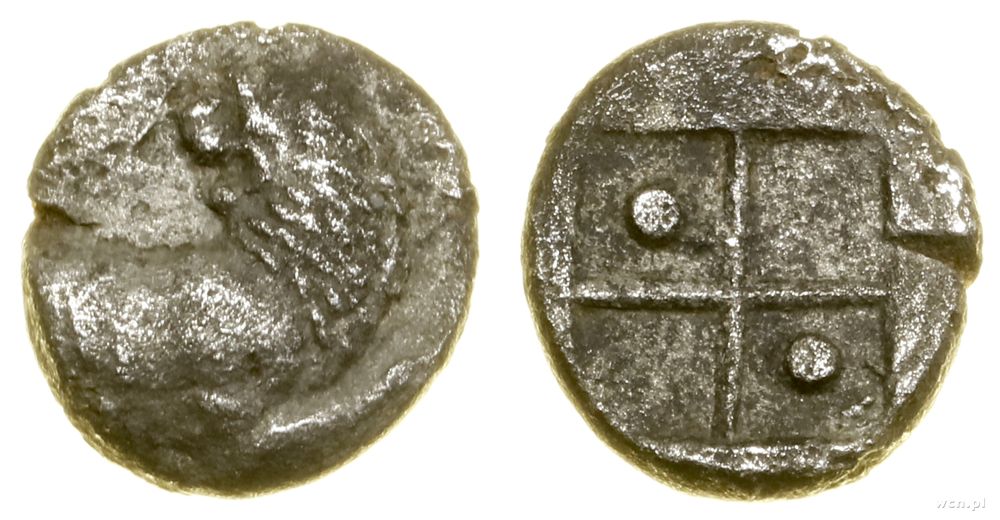 Grecja i posthellenistyczne, hemiobol, (ok. 386–338 pne)
