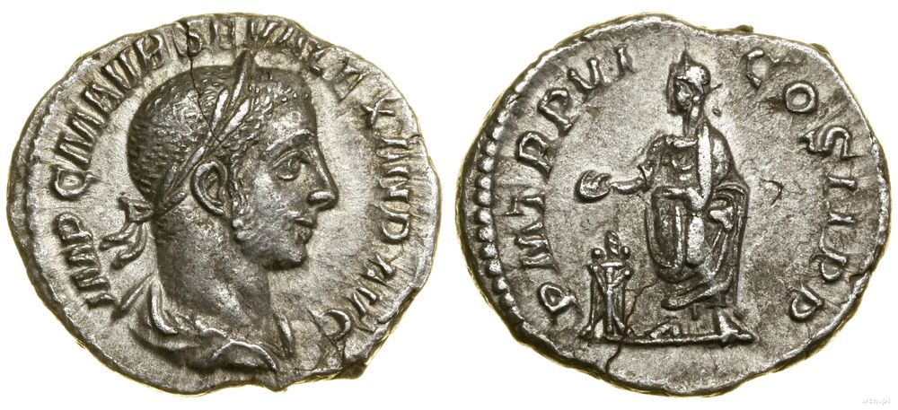Cesarstwo Rzymskie, denar, 227