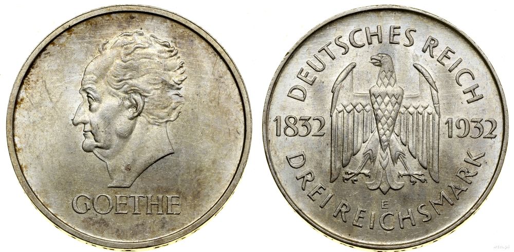 Niemcy, 3 marki, 1932 E