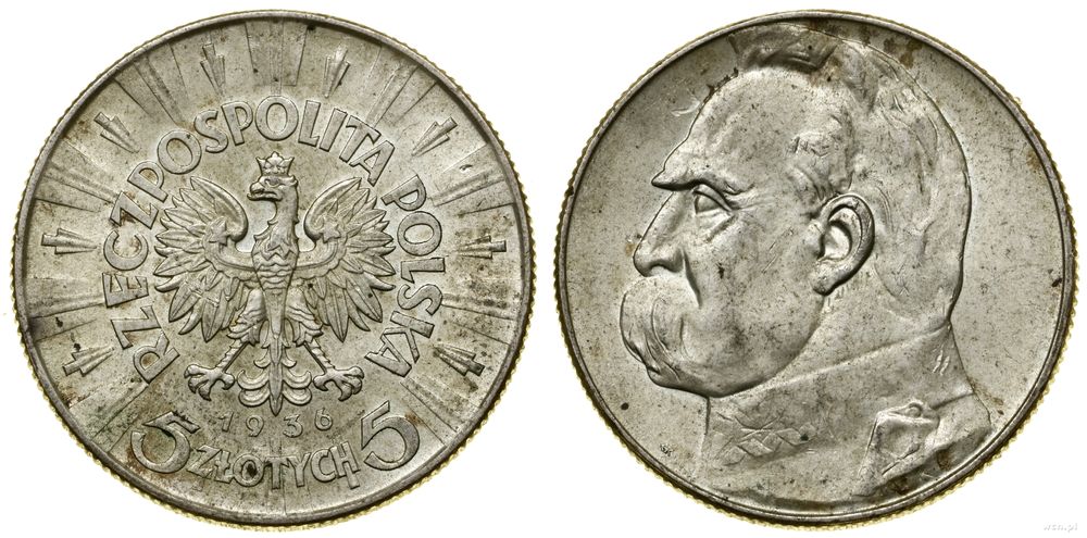 Polska, 5 złotych, 1936