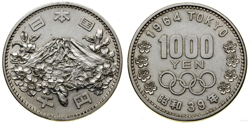 Japonia, 1.000 jenów, 1964