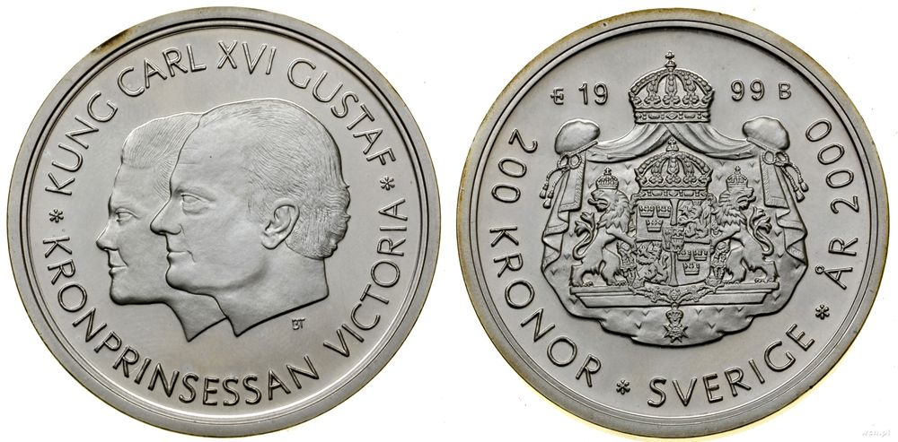 Szwecja, 200 koron, 1999