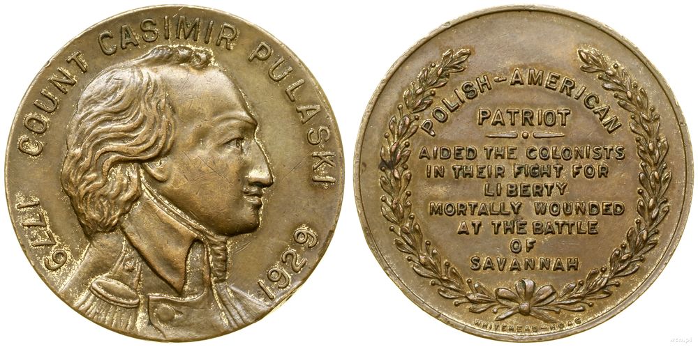 Polska, 150. rocznica śmierci Kazmierza Pułaskiego, 1929