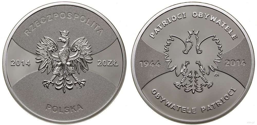 Polska, 20 złotych, 2014