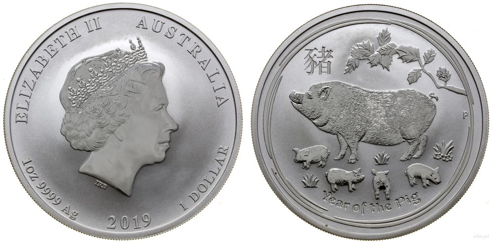 Australia, 1 dolar, 2019