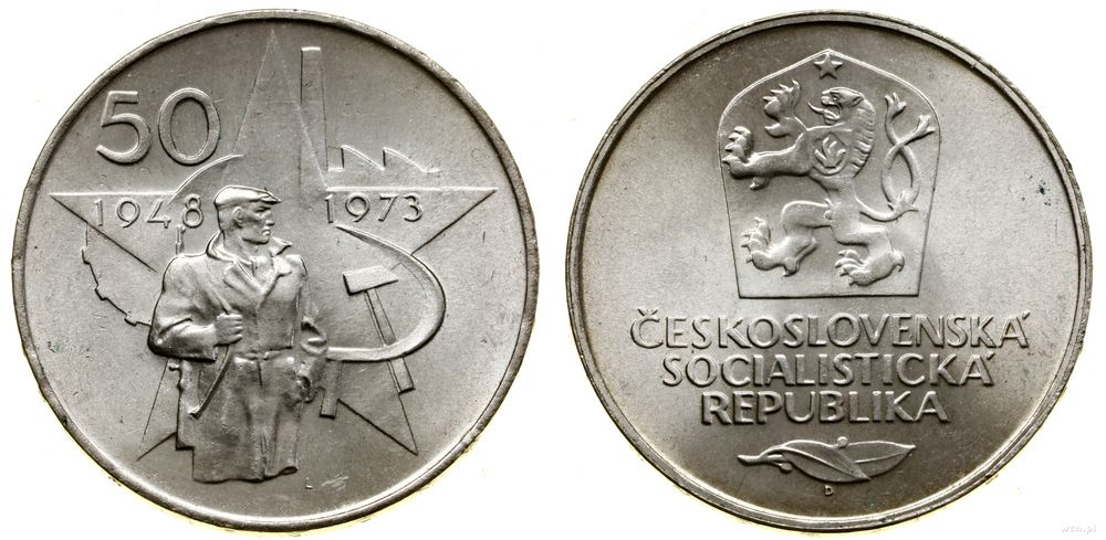Czechosłowacja, 50 koron, 1973