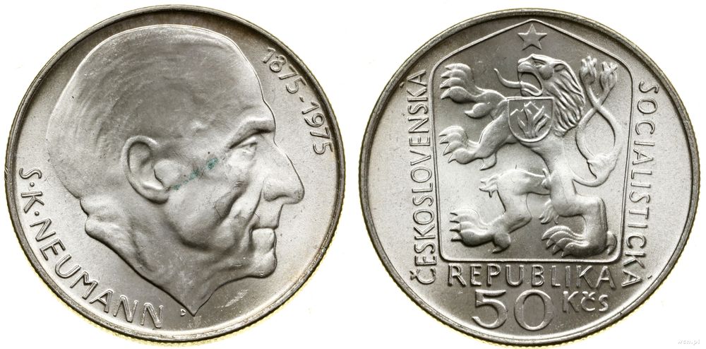 Czechosłowacja, 50 koron, 1975