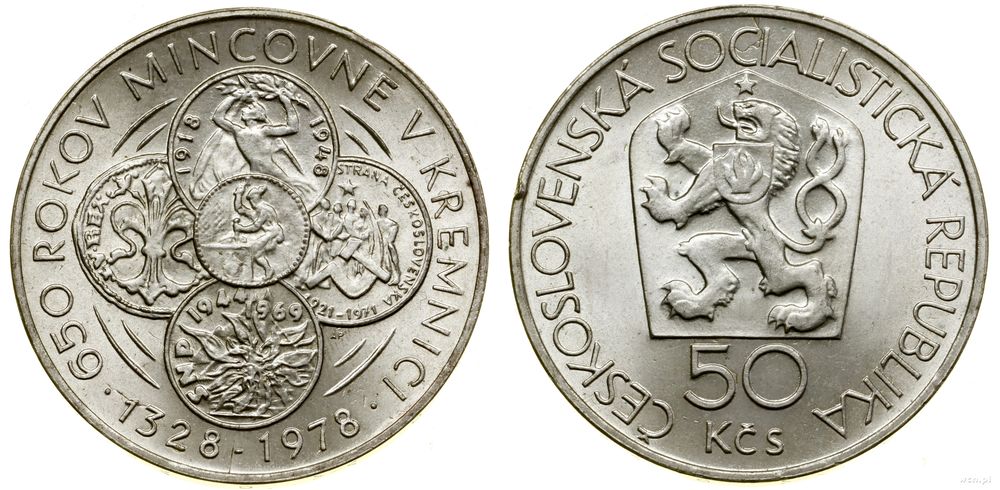 Czechosłowacja, 50 koron, 1978