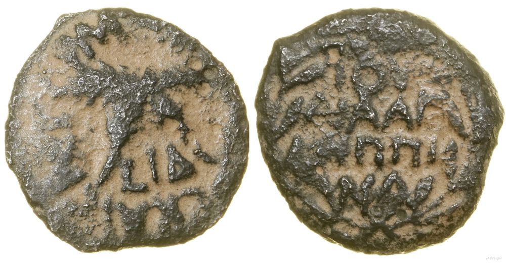 Rzym prowincjonalny, prutah, (54 ne)