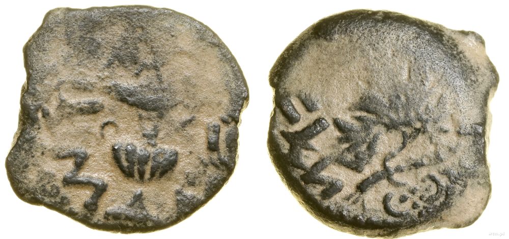 Rzym prowincjonalny, prutah, (66–70)