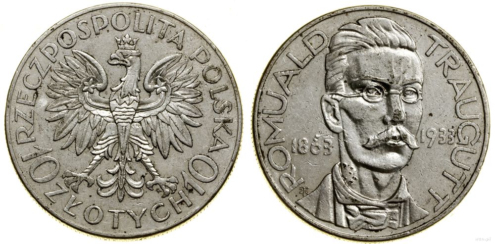 Polska, 10 złotych, 1933