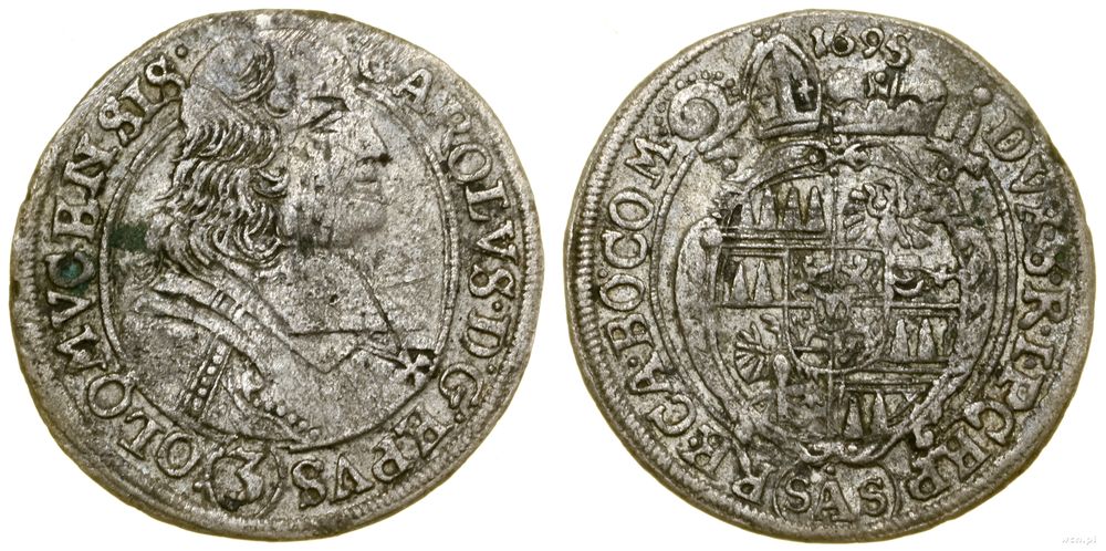 Austria, 3 krajcary, 1695