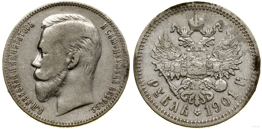 Rosja, rubel, 1901 (A•P)