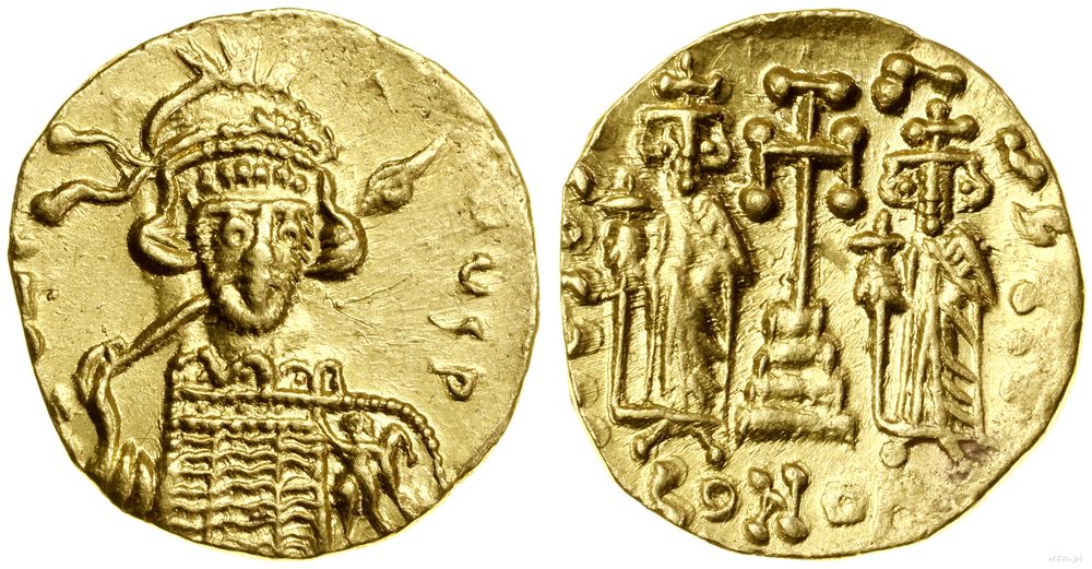 Bizancjum, solidus, (668–685)