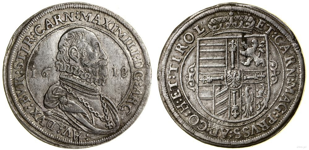 Austria, talar, 1618
