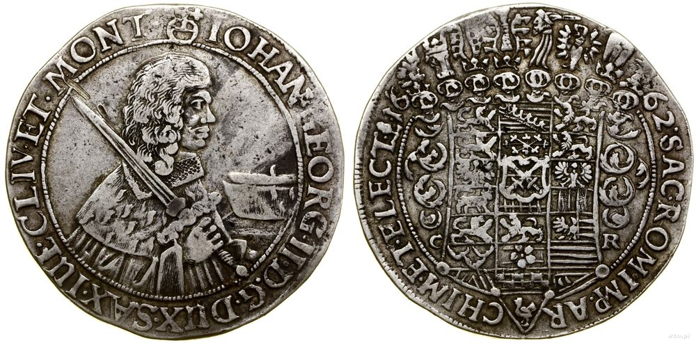 Niemcy, talar, 1662 CR