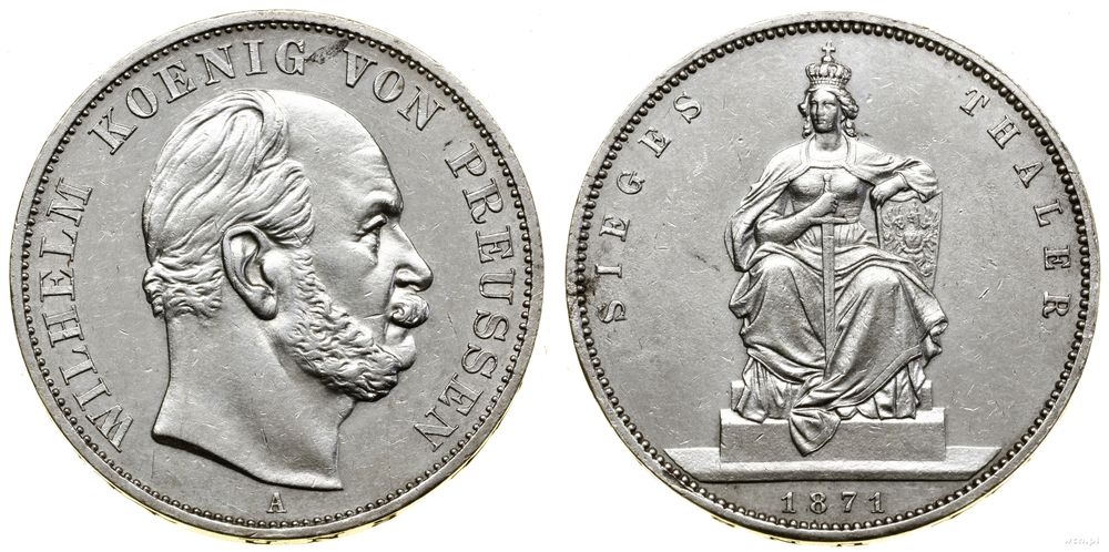 Niemcy, talar (Siegestaler), 1871 A