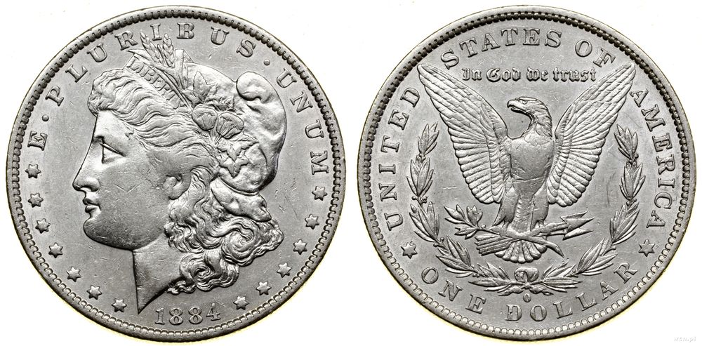 Stany Zjednoczone Ameryki (USA), 1 dolar, 1884 O