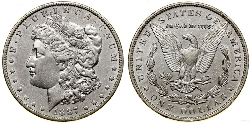 Stany Zjednoczone Ameryki (USA), 1 dolar, 1887 O
