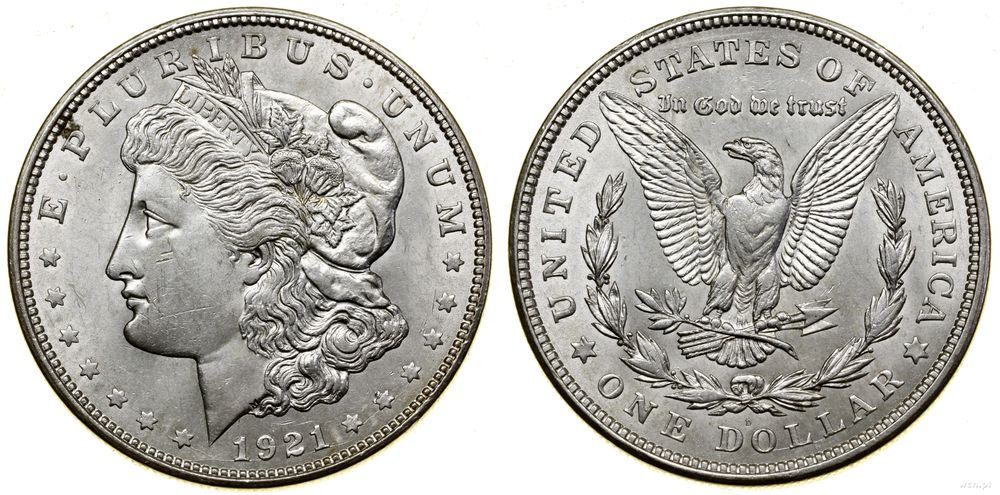 Stany Zjednoczone Ameryki (USA), 1 dolar, 1921 D
