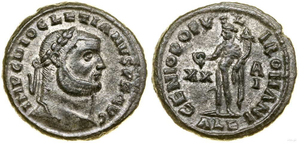 Cesarstwo Rzymskie, follis, (301)