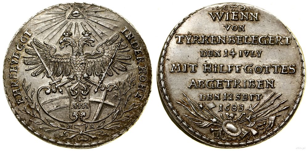Austria, żeton, 1683