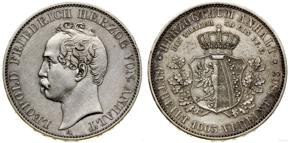 Niemcy, talar, 1863 A