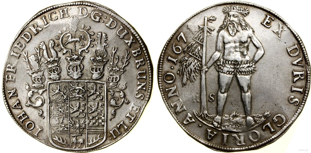 Niemcy, talar, 1671 HS