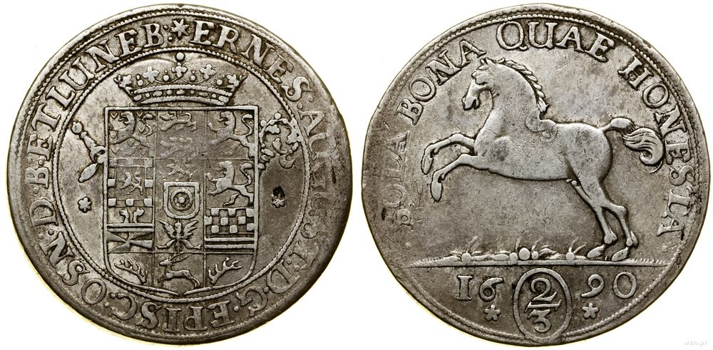 Niemcy, gulden (2/3 talara), 1690