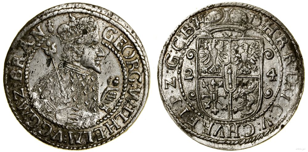 Prusy Książęce (1525–1657), ort, 1624
