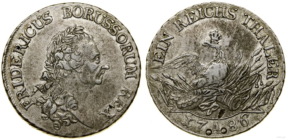 Niemcy, talar, 1786 A