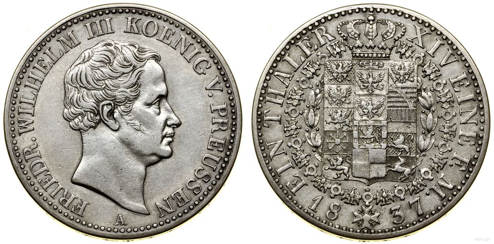 Niemcy, talar, 1837 A