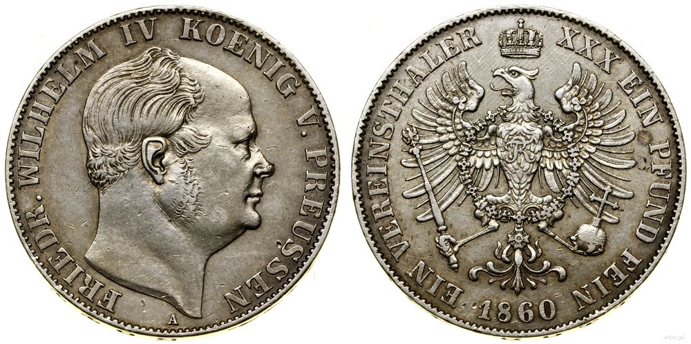 Niemcy, talar, 1860 A