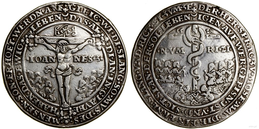 Czechy, talar (Pesttaler), 1528