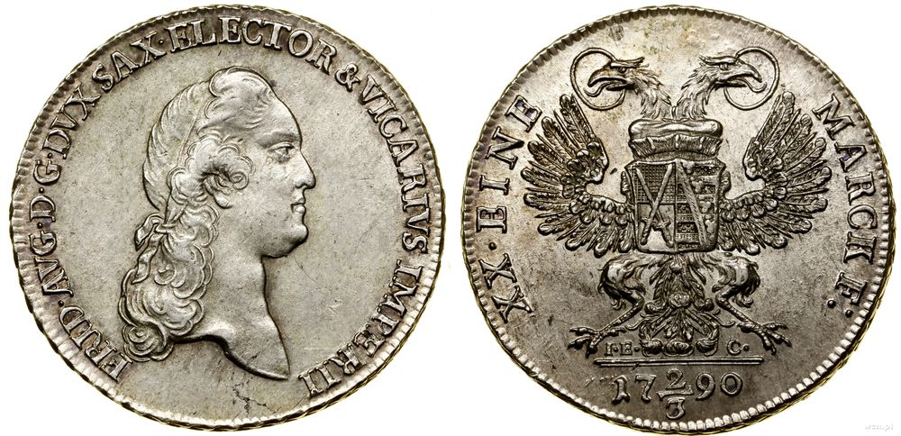 Niemcy, 2/3 talara (gulden), 1790 IEC