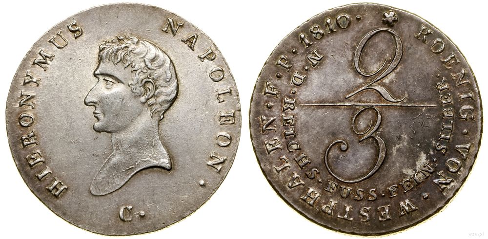 Niemcy, 2/3 talara, 1810 C