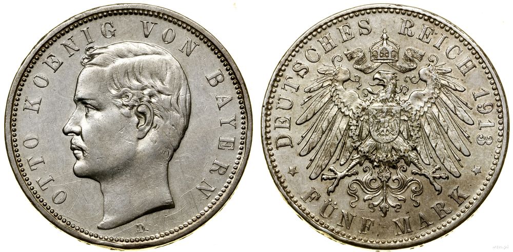 Niemcy, 5 marek, 1913 D