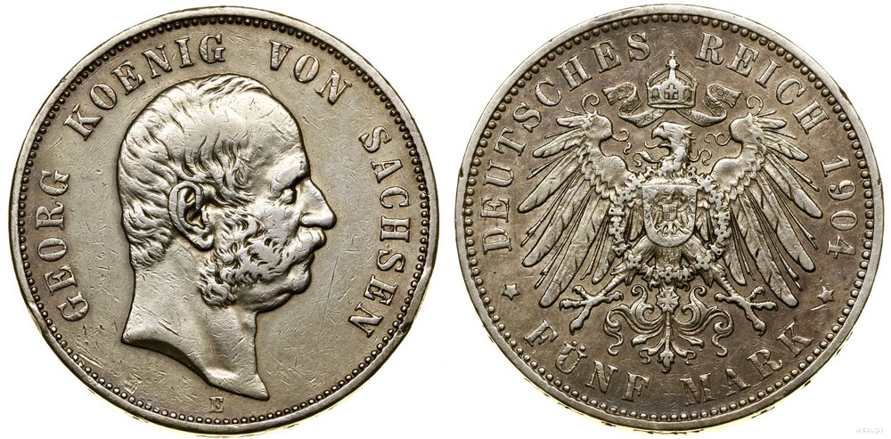 Niemcy, 5 marek, 1904 E