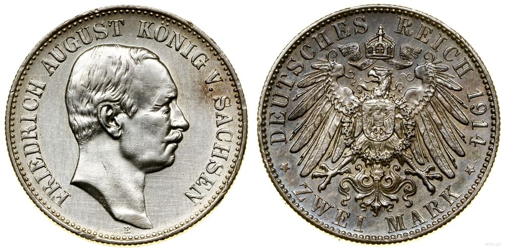 Niemcy, 2 marki, 1914 E