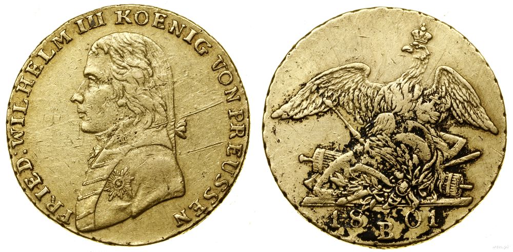 Niemcy, Friedrichs d'or, 1801 B