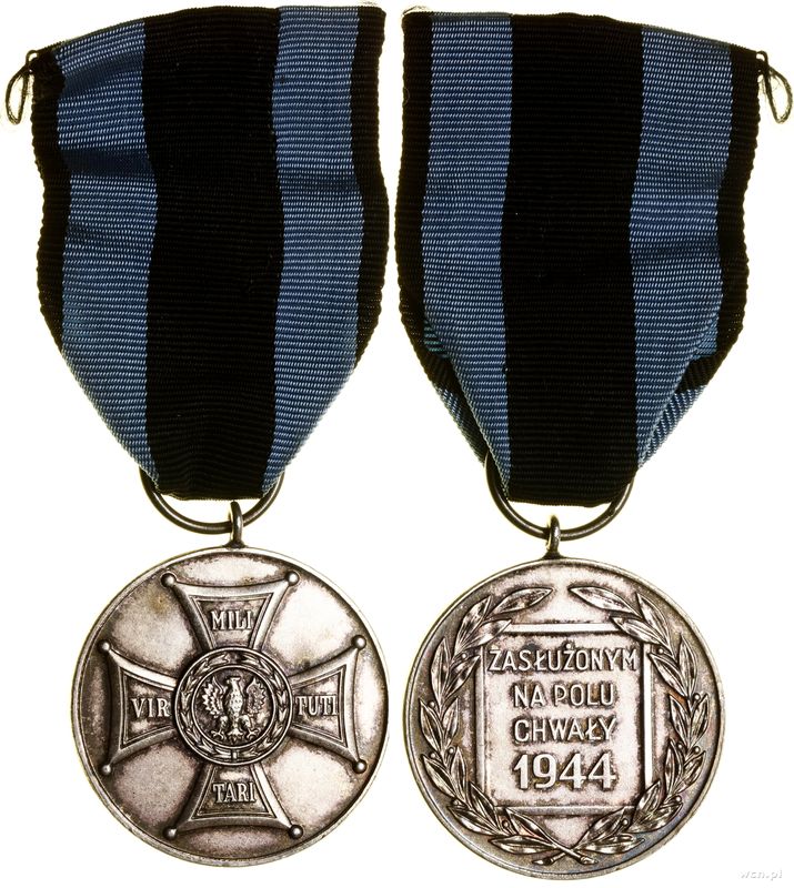 Polska, Srebrny Medal Zasłużonym na Polu Chwały, od 1944