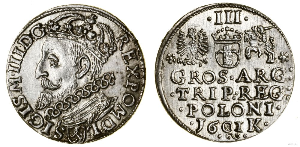 Polska, trojak, 1601